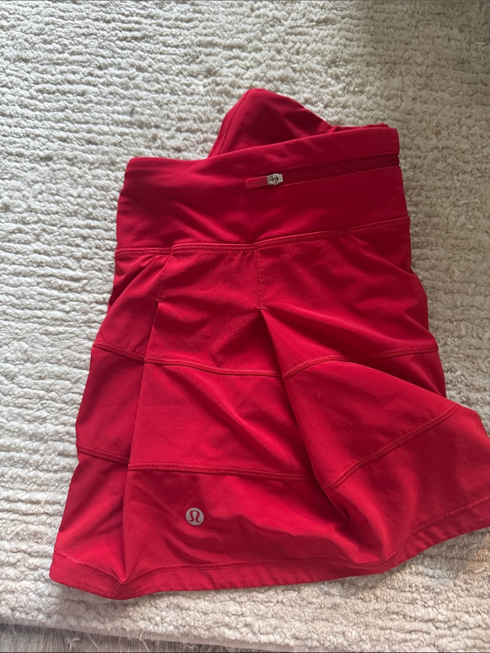 lululemon athletica Red Athletic Skort - Picture 2 of 2